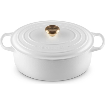 Le Creuset Съдове за готвене SIGNATURE 31 см, 6, 3 л, овална форма, WHITE, чугун, Le Creuset (LECR21178310101441)