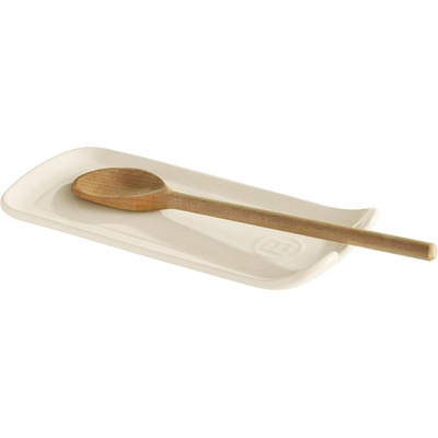 Emile henry (Франция) Керамична поставка за готварски прибори emile henry spoon rest - цвят екрю (eh 0263-02)