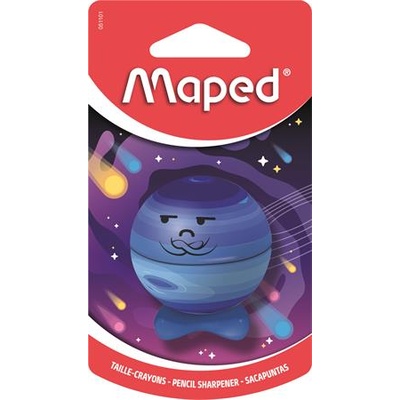 Maped Шлайфмашина, с един отвор, с контейнер, MAPED Planet", планети, смесени модели 051101 (051101)