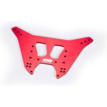 Arrma задна амортисьорна кула M CNC 7075 T6 алуминий, червена