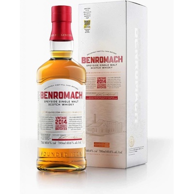 Benromach Cask Strength Vintage 2014 Batch 03 60,6% 0,7 l (kartón)