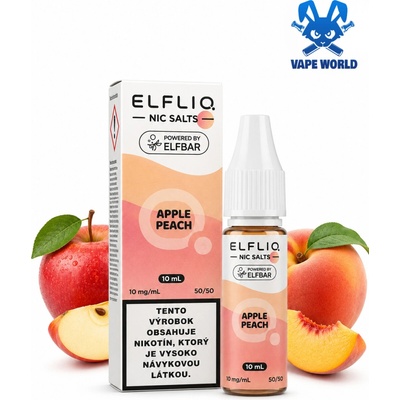 ELFLIQ Nic SALT Apple Peach 10 ml 10 mg