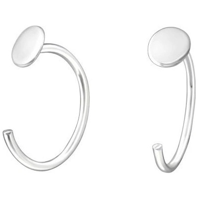 Adanito AS36989 strieborné náušnice krúžky