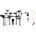 Roland TD316 Standard SET Black Комплект електронни барабани (TD316 KIT-STANDARD-SET)