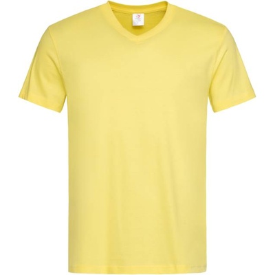 Stedman classic v-neck / Мъжка тениска с v-образно деколте - жълта xl (st2300yelxl)