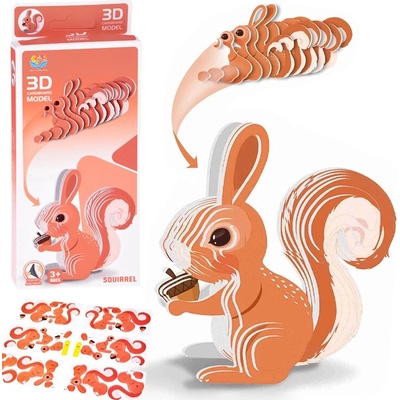 JOKOMISIADA 3D puzzle veverka 35 ks