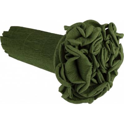 Krepový kornout 25cm x 2,5m 622-ZELENÁ