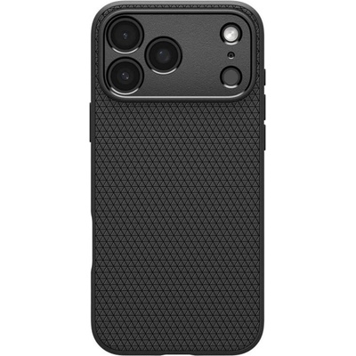 Spigen Противоударен Калъф за iPhone 17 Pro Max, Spigen Liquid Air Case, Черен (ACS10265)