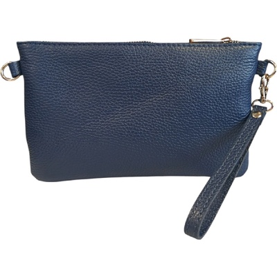 Vera Pelle kožená malá crossbody modrá 1735 D24