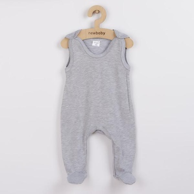 NEW BABY Бебешки гащеризон New Baby Classic II сив 74 (6-9м) (34879)