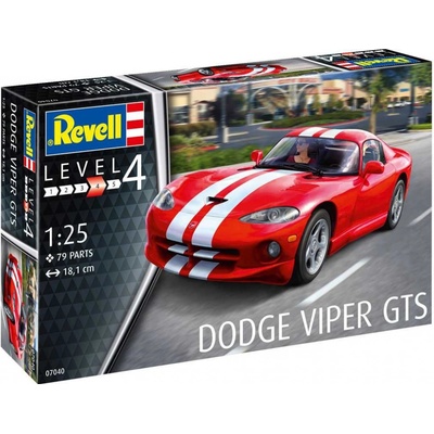 Revell Dodge Viper GTS Plastic ModelKit 07040 1:25