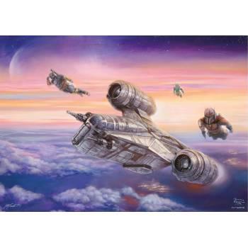 Schmidt Spiele - Puzzle Thomas Kinkade: The Mandalorian, The Escort - 1 000 piese