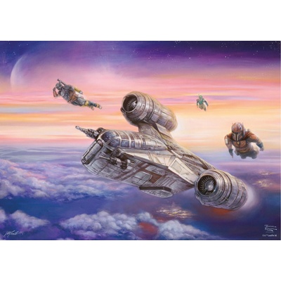 Schmidt Spiele - Puzzle Thomas Kinkade: The Mandalorian, The Escort - 1 000 piese