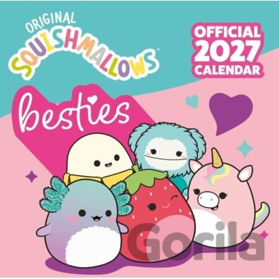 Oficiální nástěnný Squishmallows s plakátem 30,5 x 30,5|61 cm Squishmallows 2027