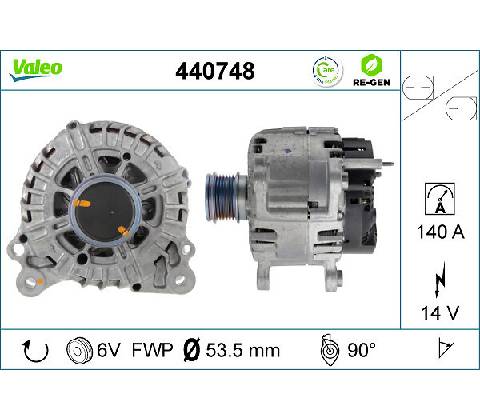 Alternátor VALEO 440748