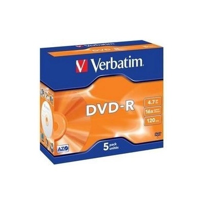 Verbatim DVD-R (5-pack)Jewel/16x/4.7GB (43519)