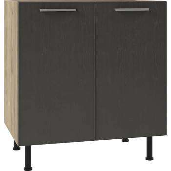 ЕВРОМАР Долен кухненски шкаф sky loft Н-80/87 с две врати