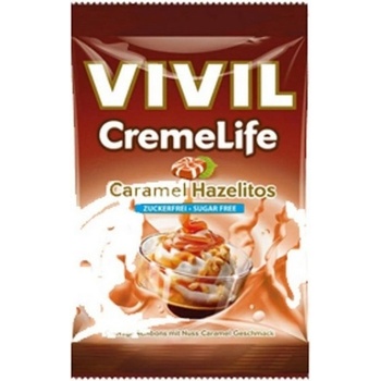 VIVIL Creme life karamel + lieskový oriešok cukríky 110 g
