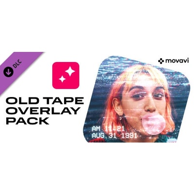 Movavi Игра Movavi Video Editor 2023 - Old Tape Overlay Pack за PC Steam, Електронна доставка