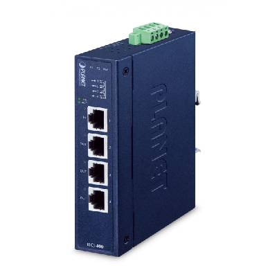 IECJ-400 Industrial 4-Port EtherCAT Junction Slave (-40~75 degrees C, dual 9~48V DC, 1 x 100TX RJ45 IN, 3 x 100TX RJ45 OUT, BECKHOFF EtherCAT conformance test tool verified) (IECJ-400)