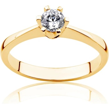 SAVICKI Годежен пръстен Savicki: злато, мойсанит