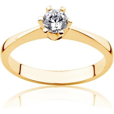 SAVICKI Годежен пръстен Savicki: злато, мойсанит