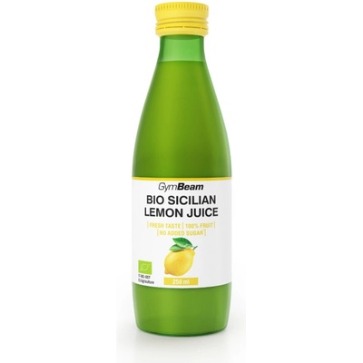 GymBeam BIO Šťáva ze sicilských citronů 250 ml