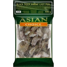 Asian Choice Mražené tygří krevety bez hlavy 16/20 lehce loupatelné 1 kg