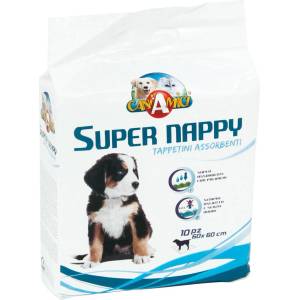 Croci Super Nappy - Памперси за постилане за кучета 10 бр 60 х 90 см