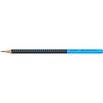 Faber-Castell Grip 2001 триъгълен двуцветен черен/син графитен молив HB FC517010 (FC517010)