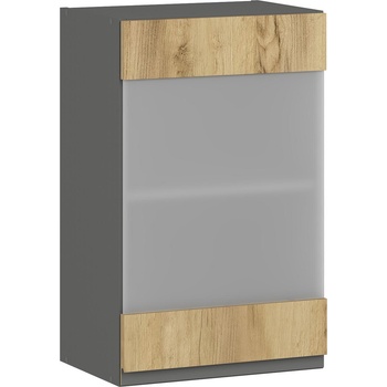 Горен кухненски шкаф Lusil B 45/72 с една врата витрина
