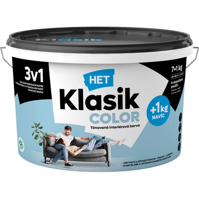 Het Klasik Color 0427 modrý nebeský 7+1kg