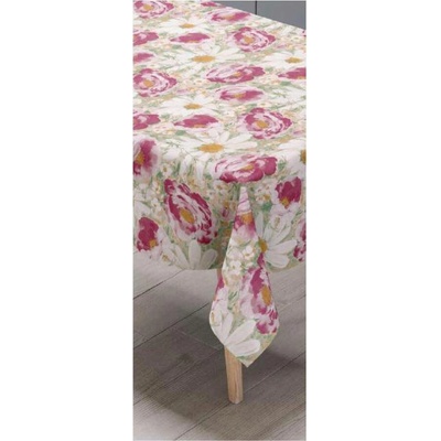 Impol Trade Ubrus PVC 100A kopretiny a růže návin 20 mx140 cm