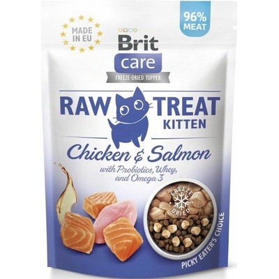 Brit Care Raw Treat Kitten Chicken Salmon 40 g