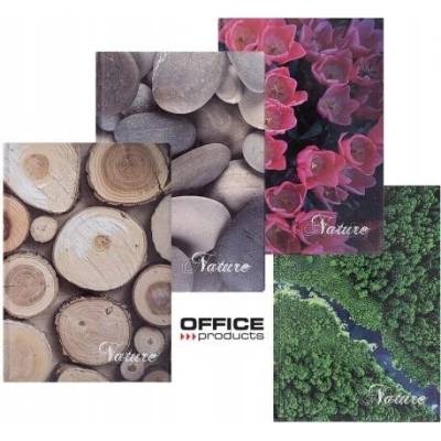 Office Products Zošit kockovaný A4 tvrdá obálka viacfarebný