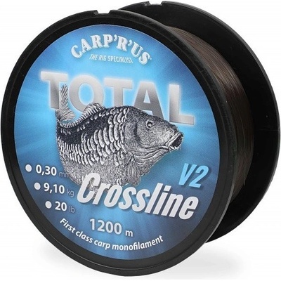 Carp ´R´ Us Total Crossline V2 Brown 1200 m 0,3 mm 9 kg 20 lbs