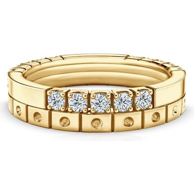 Savicki Sada prsteňov Symphony zlato diamanty ZST SAVNo 539Z 537DZ