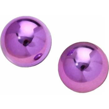 HARAHU Обеците AD-33124 - Circle / Лилава KP33124 (AD-33124)