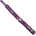 Rouge Leather Plain Collar with Removeable O-Ring Purple