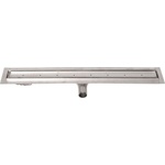 Gelco Manus - Душ канал от неръждаема стомана с решетка PIASTRA за плочки, 115x13x6 см GMP87 (GMP87)