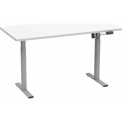 VCM E-Lona biela/strieborná 140 x 50 cm
