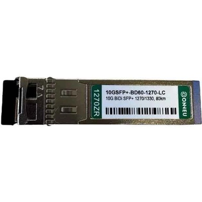 Conneu 10GBase-ZR BiDi SFP+ оптичен модул по едно влакно, Tx: 1270 nm, Rx: 1330 nm, LC, 80 км, Conneu (10GSFP+-BD80-1270-LC)