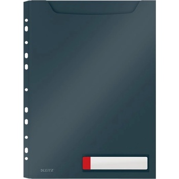 Leitz Съшиваеми генотерм LEITZ Cosy Privacy Jumbo A/4 200 микрона кадифено сиво 3 броя 46680089 (46680089)
