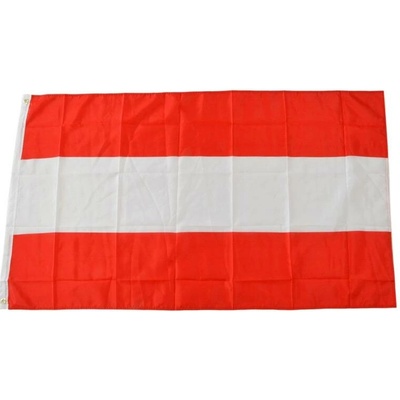 Vlajka, polyester, oboustranný potisk, Rakousko, 150x90cm