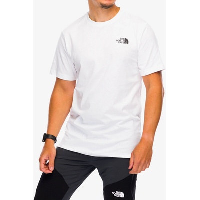 The North Face Bavlněné tričko S/S Redbox Tee tnf white