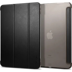 Spigen IPAD Air 11 (2025) SPIGEN SMART FOLD калъф, стоящ, активен FLIP, кожен ефект, калъф за настолен компютър, BLACK ACS02050 (ACS02050)