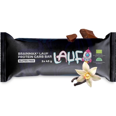 BrainMax Pure BrainMax Lauf Protein Carb Bar, proteinová sacharidová tyčinka 2 x 45 g – Zboží Dáma