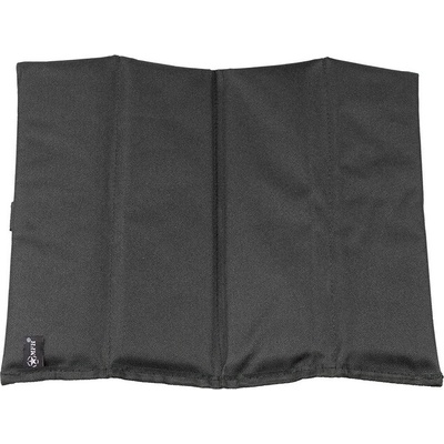 MFH Подложка за седалка, сгъваема, черна (31765a)