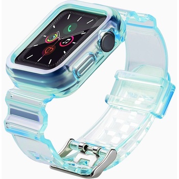 HQWear Каишка HQWear Strap Light Set за Apple Watch 4/5/6/SE, 44mm, Blue (5907769331664)