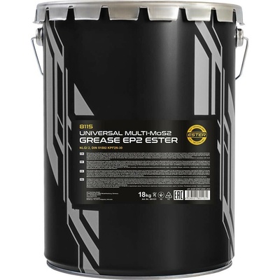 Mannol Multi MOS2 GREASE EP2 ESTER 18 kg
